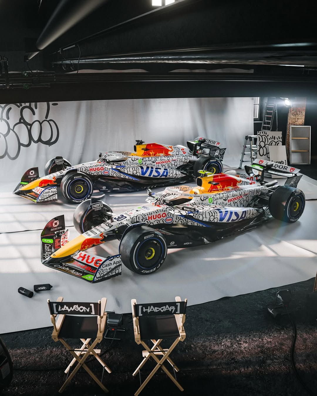 Olaolu Slawn Becomes World's First Artist to Paint a Racing F1 Car